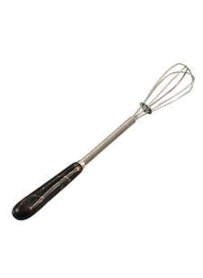 Mini stainless steel egg beater for making coffee, milk and bread foam, wire whisk for eggs, cream, foam and drinks, durable tool (black) - Image 4